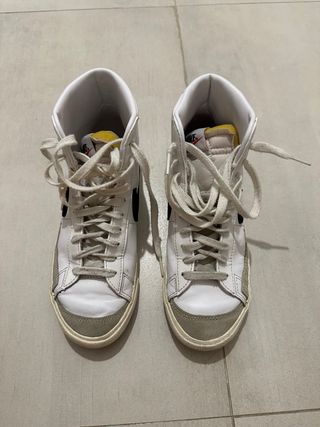 Nike Blazer Mid Zapatillas Blancas Negras
