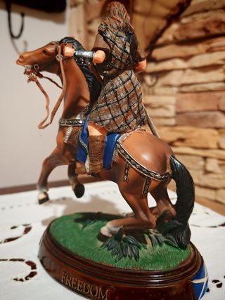 WILLIAM WALLACE BRAVEHEART fugura pintado a mano