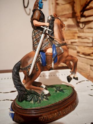 WILLIAM WALLACE BRAVEHEART fugura pintado a mano