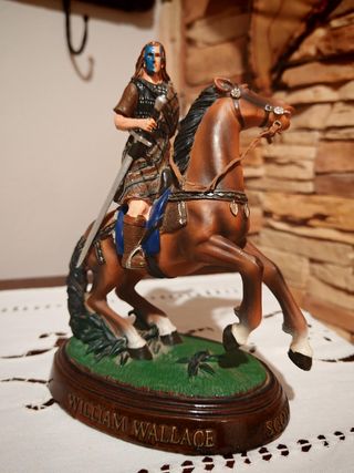WILLIAM WALLACE BRAVEHEART fugura pintado a mano