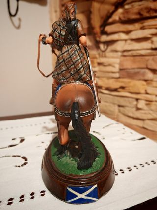 WILLIAM WALLACE BRAVEHEART fugura pintado a mano