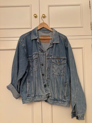 Chaqueta Vaquera Wrangler Azul Vintage