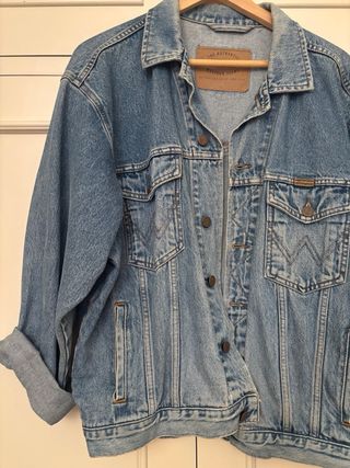 Chaqueta Vaquera Wrangler Azul Vintage