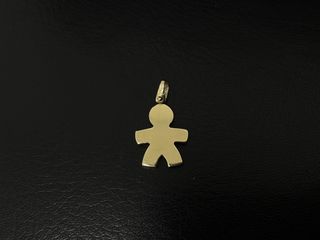 colgante oro 14k con piedra