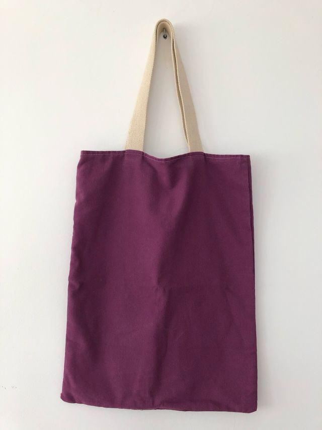 Handmade bolso shopper de doble cara