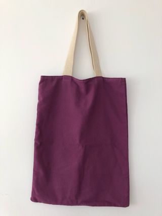 Handmade bolso shopper de doble cara