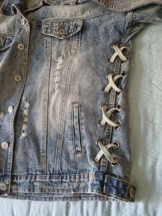 Chaqueta Vaquera Desgastada Unisex