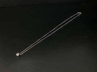 collar oro 18k con piedra 21cm