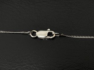 collar oro 18k con piedra 21cm