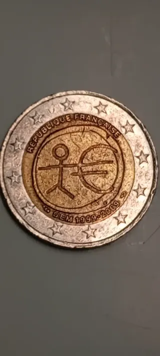 Moneda 2 Euros Francesa UEM 1999-2009