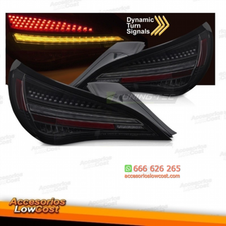 PILOTOS TRASEROS LED AHUMADOS PARA MERCEDES CLA C