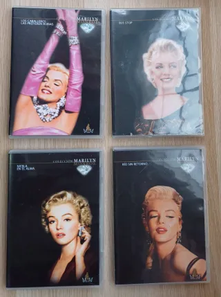 LOTE DE OCHO PELÍCULAS DE MARILYN MONROE. DVD.