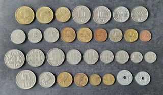 33 MONEDAS DE GRECIA DE DIFERENTE MODELO (1)
