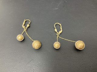 pendientes oro 14k