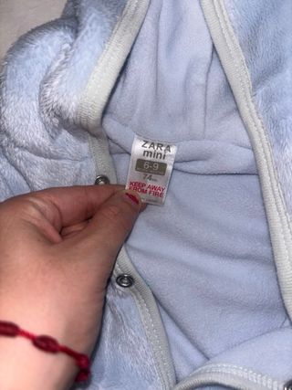 Pijama bebé unisex azul