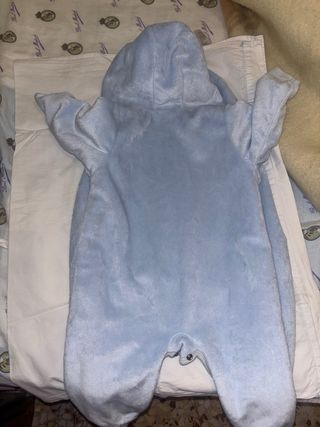 Pijama bebé unisex azul