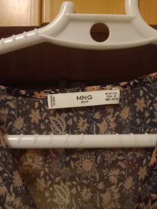 Blusa Zara Estampada Manga Larga