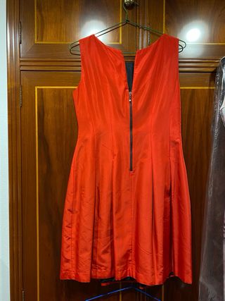 Vestido fiesta Zara M con brillantes