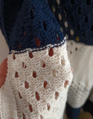 Cárdigan mujer M L lana invierno capucha