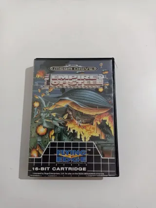 Juego Mega Drive Empire of Steel con manual 