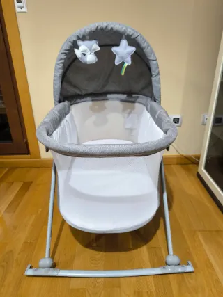 Cuna Mecedora Kinderkraft Bebé + Colchón