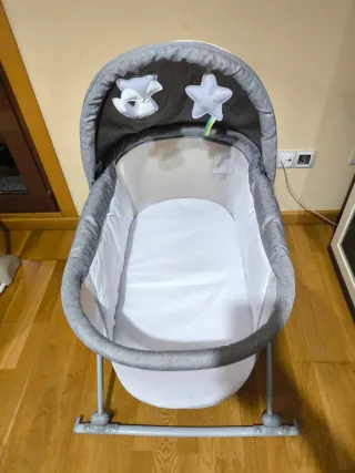 Cuna Mecedora Kinderkraft Bebé + Colchón