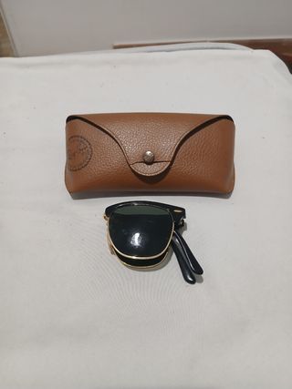 Gafas de Sol Ray-Ban Plegables Negras Doradas
