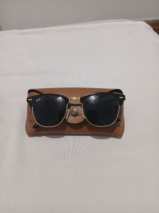 Gafas de Sol Ray-Ban Plegables Negras Doradas