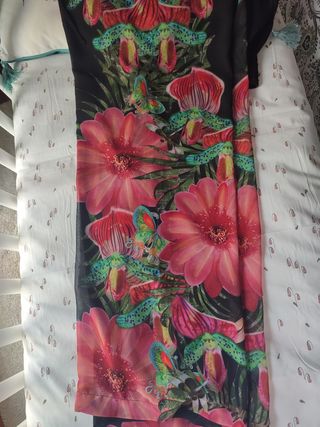 Mono Desigual flores mujer