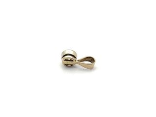colgante oro 18k con piedra con diamante