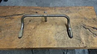 Manillar antiguo de bicicleta
