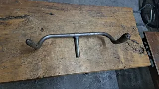 Manillar antiguo de bicicleta