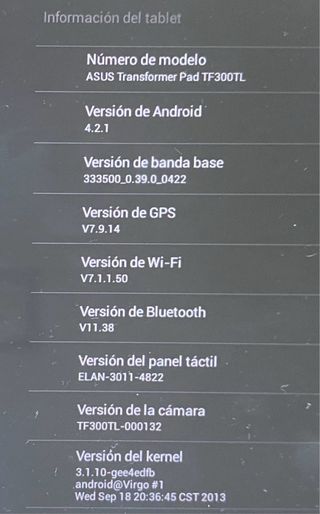Tablet Asus con Teclado