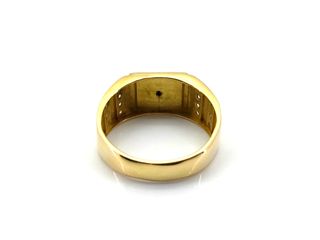 anillo oro 18k con piedra con circonita t. 25 (20,7 mm)
