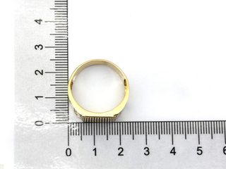 anillo oro 18k con piedra con circonita t. 25 (20,7 mm)
