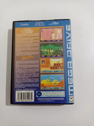 Juego Quackshot y Castle of Illusion Mega Drive 