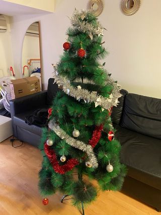Árbol de Navidad Grande Decorado