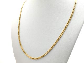 cadena oro 18k 25cm
