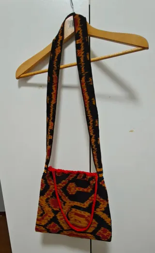 Bolso Ikat Indonesia Tela Hombro/Bandolera