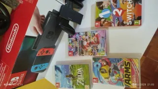 Nintendo Switch + Accesorios y Juegos