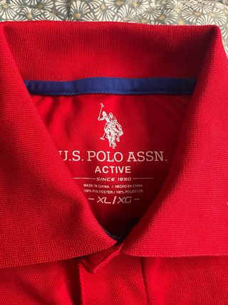 Polo U.S. Polo Assn. Rojo Talla XL