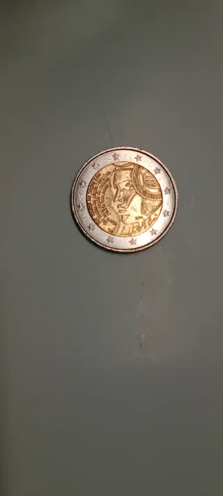 Moneda francesa 2 euros Día de la Federación 