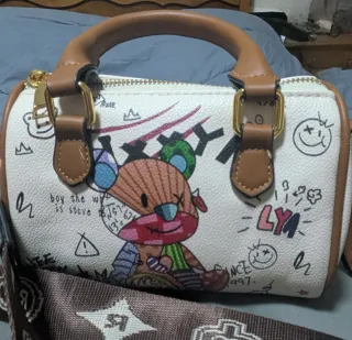 Bolso monísimo estampado oso y letras