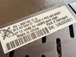 XFX RX 5600 XT THICC II PRO – 6GB (como nuevo)