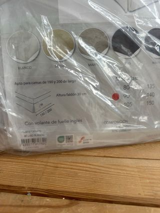 Funda Canapé Liso 90cm Blanco