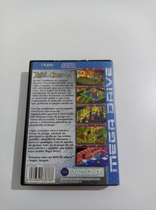 Juego Light Crusader Sega Mega Drive con manual 