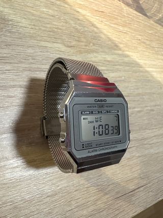 Reloj Casio A700WE Plata/Gris