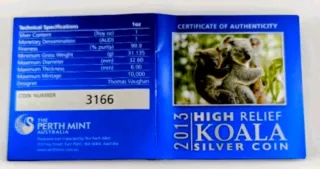 Australia 1$ Koala 2013 PF 69 Ultra Cameo