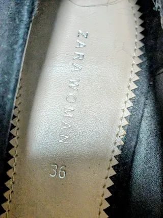 Zapatos Zara Negros Talla 36