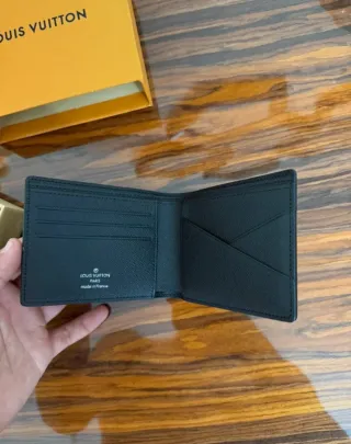 Portafoglio Louis Vuitton Grigio